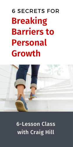 6 Secrets for Breaking Barriers to Personal Growth bonus class